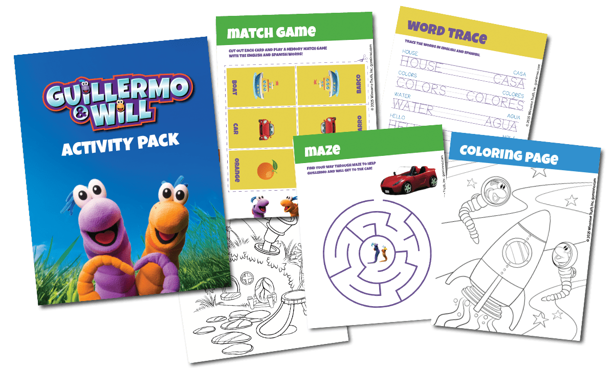 Guillermo & Will Activity Pack Preview