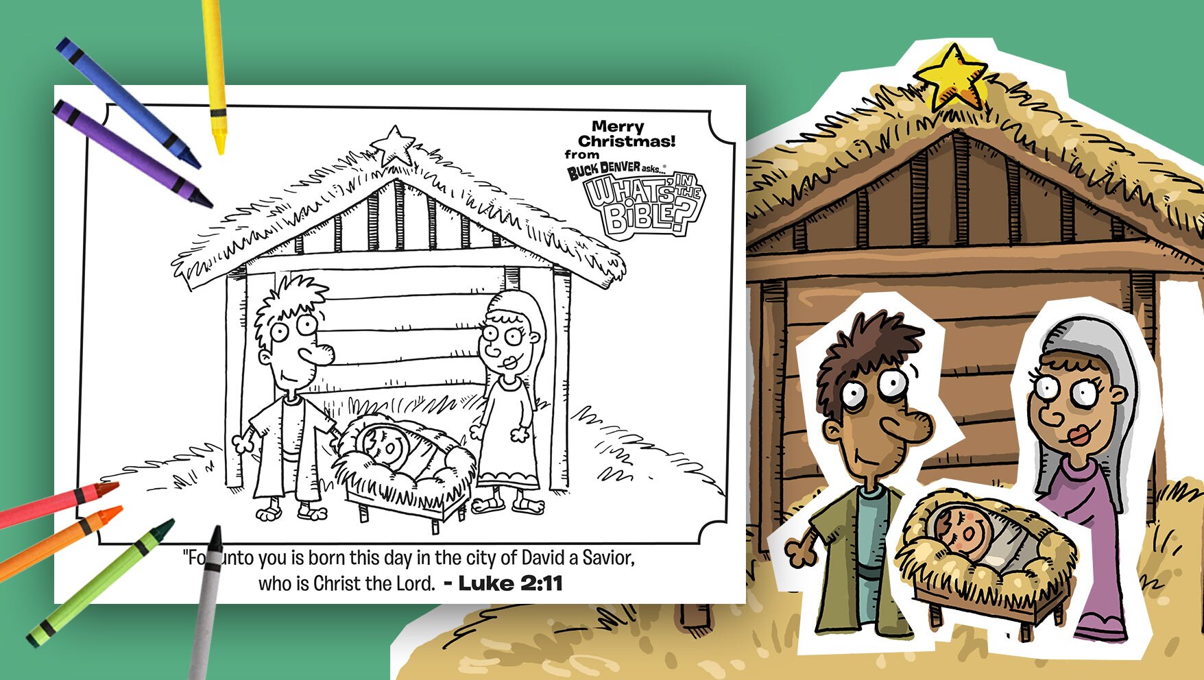 Coloring book - Luke 2