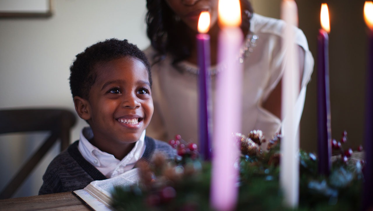 Advent candle - Advent wreath