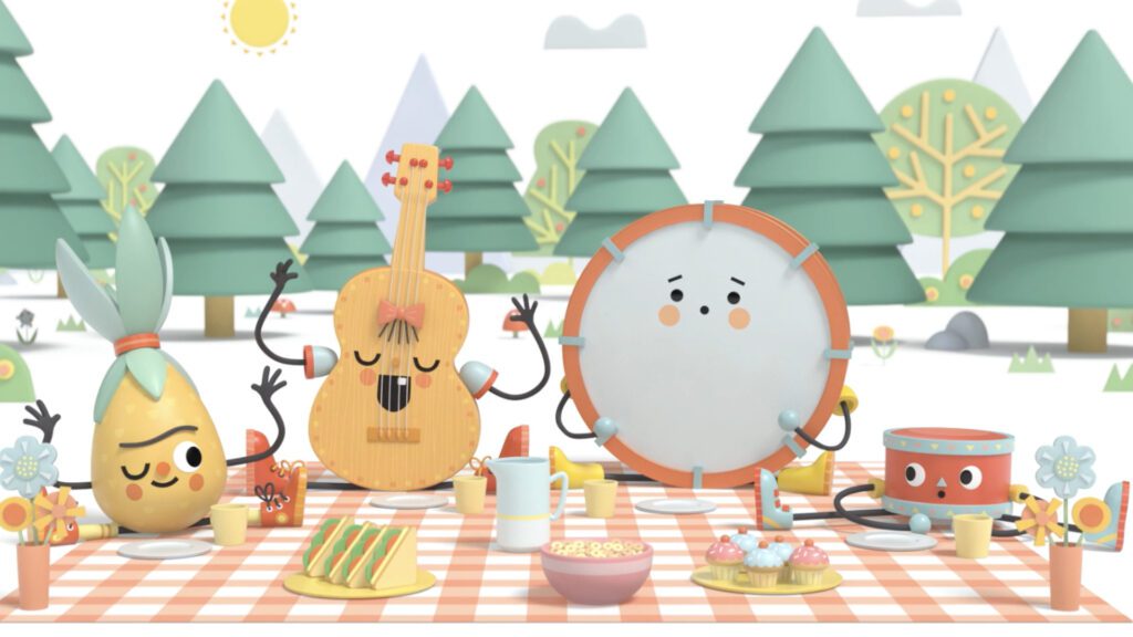 GuitarAndDrum_113_ThePicnic - Minno Kids