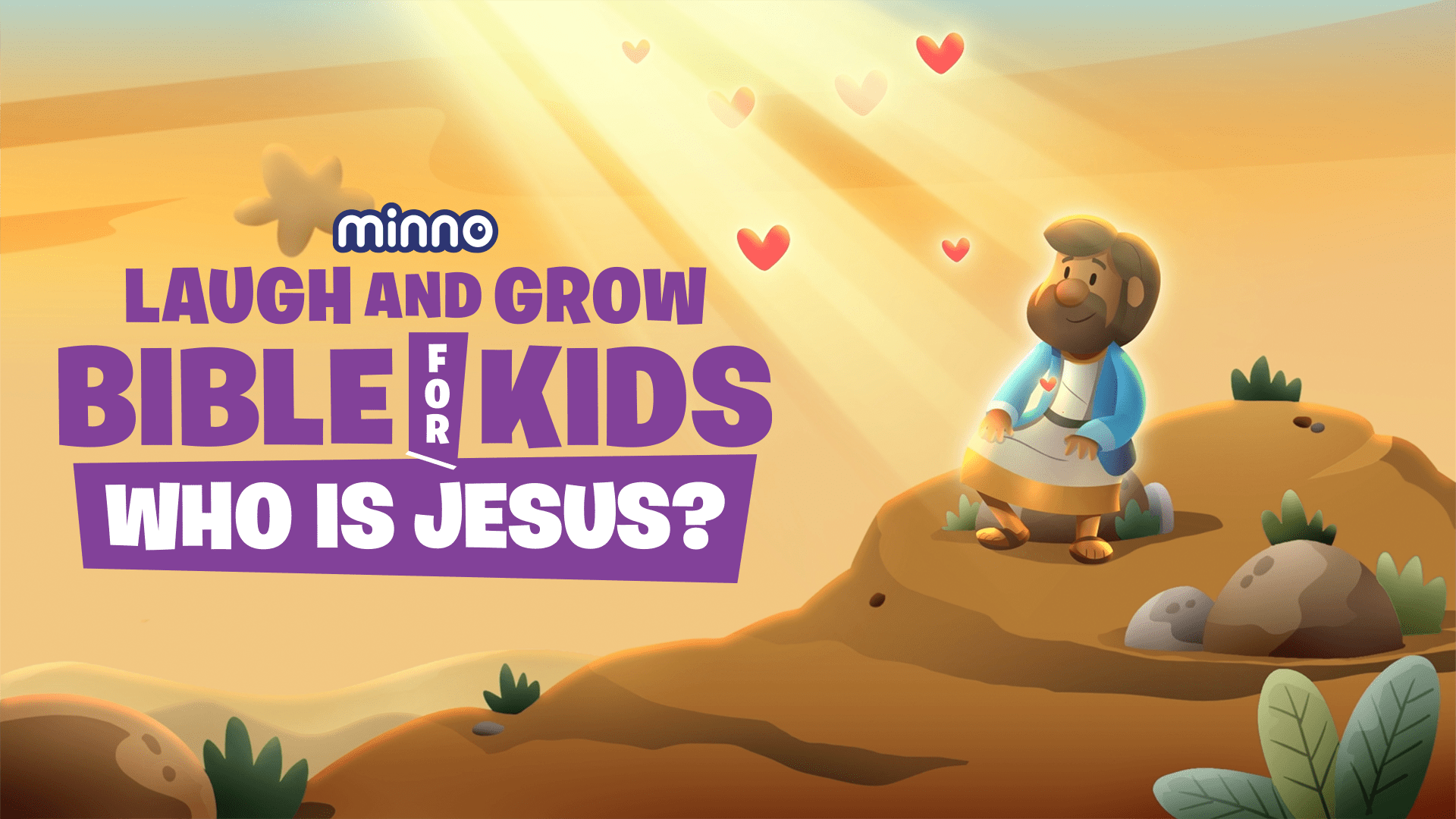 Show Image 1 - Jesus with Disciples_Logo_16x9 - Minno Kids - Minno Kids